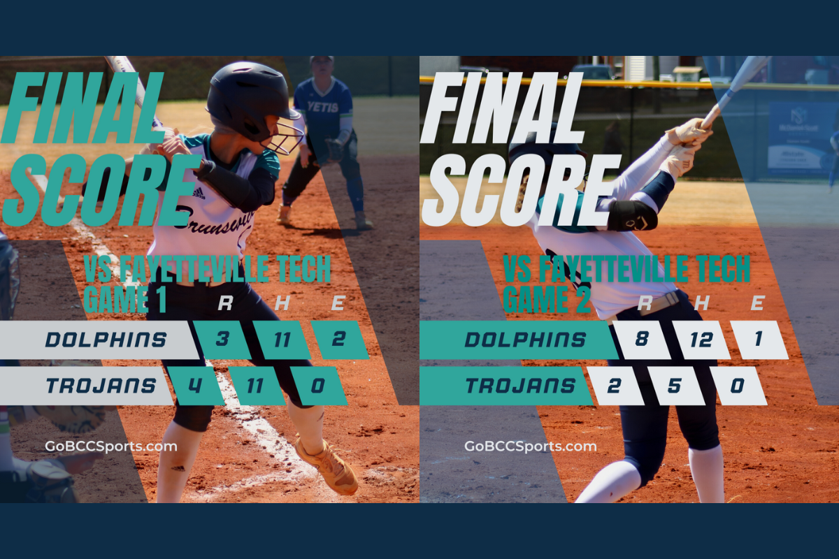 Dolphin Softball splits with Fayetteville Tech